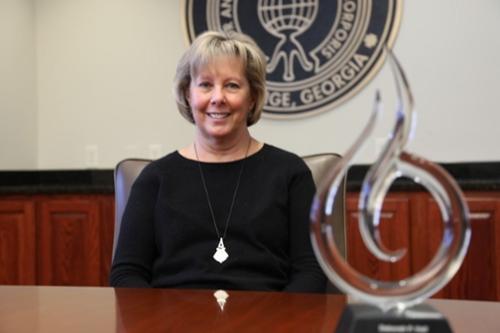 Deborah Hall honored by accreditation board